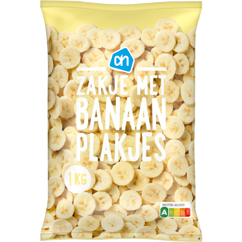 Een afbeelding van AH Zakje met banaan plakjes