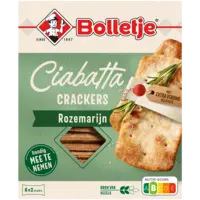 Bolletje Ciabatta crackers rozemarijn