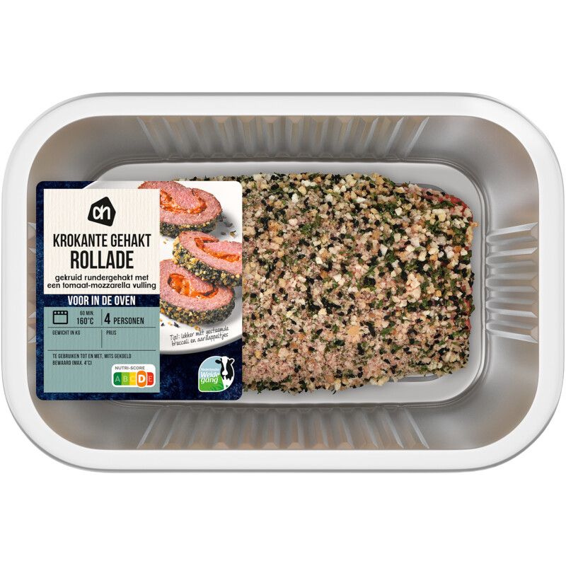 Een afbeelding van AH Voor in de oven krokante gehaktrollade