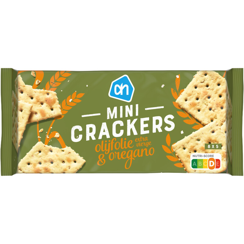 Een afbeelding van AH Mini crackers olijfolie & oregano