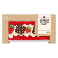 AH Aardbeien bavarois schnitte