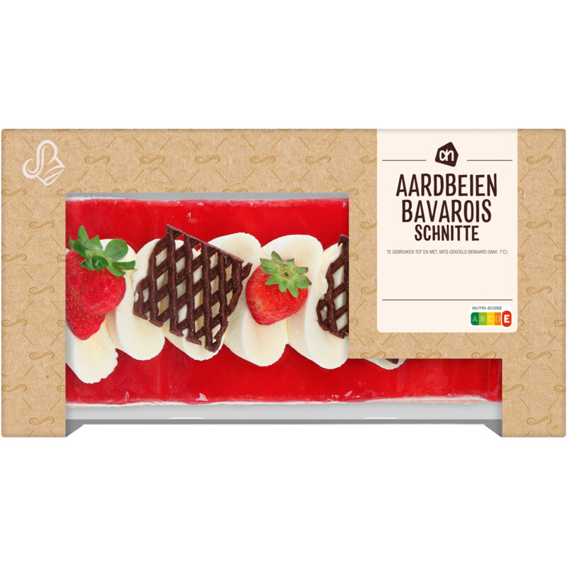 Een afbeelding van AH Aardbeien bavarois schnitte