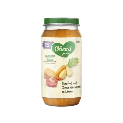 pdp-image-Olvarit Stoofpot met zoete aardappel linzen 15m+