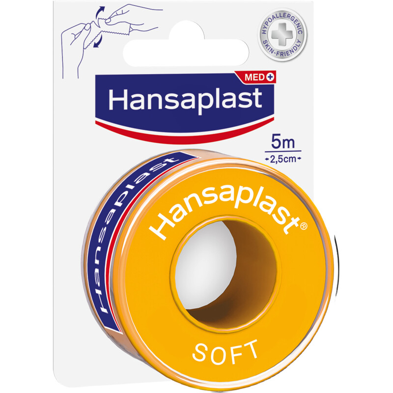 Een afbeelding van Hansaplast Hechtpleister soft
