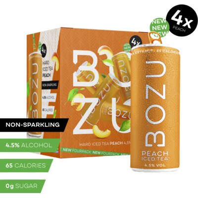 pdp-image-Bozu Hard iced tea peach 4-pack