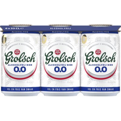 Grolsch Pilser alcoholvrij bier 0.0 6-pack
