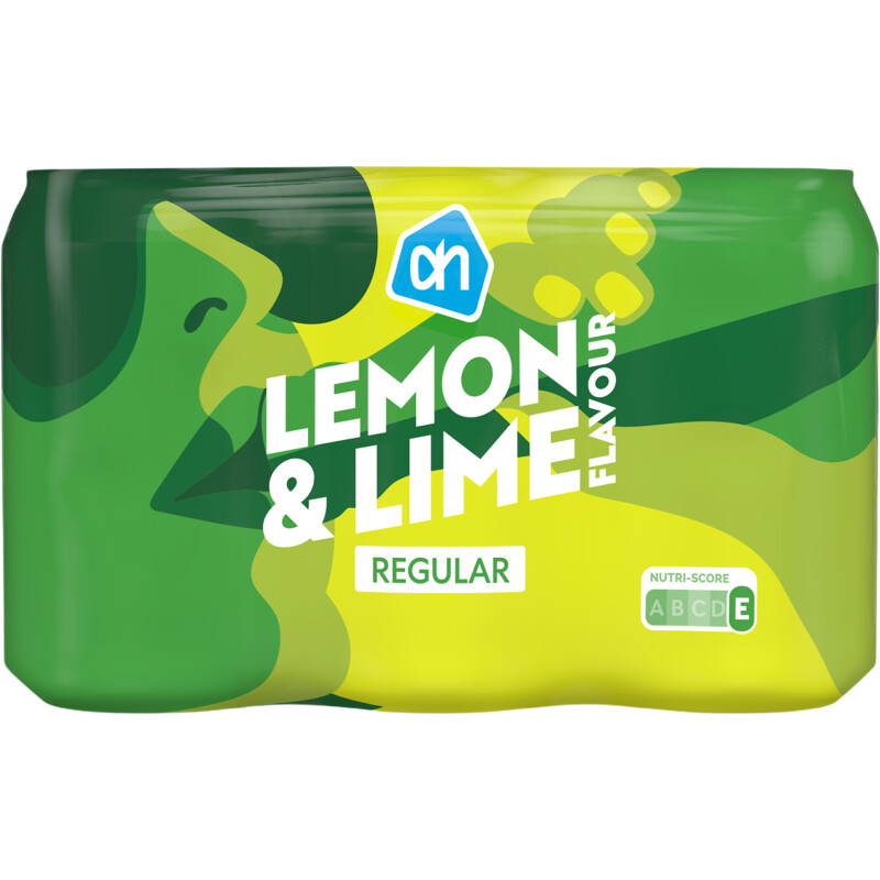 Een afbeelding van AH Lemon & lime regular 6-pack