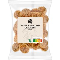 Een afbeelding van AH Haver & lijnzaad crackers BBQ