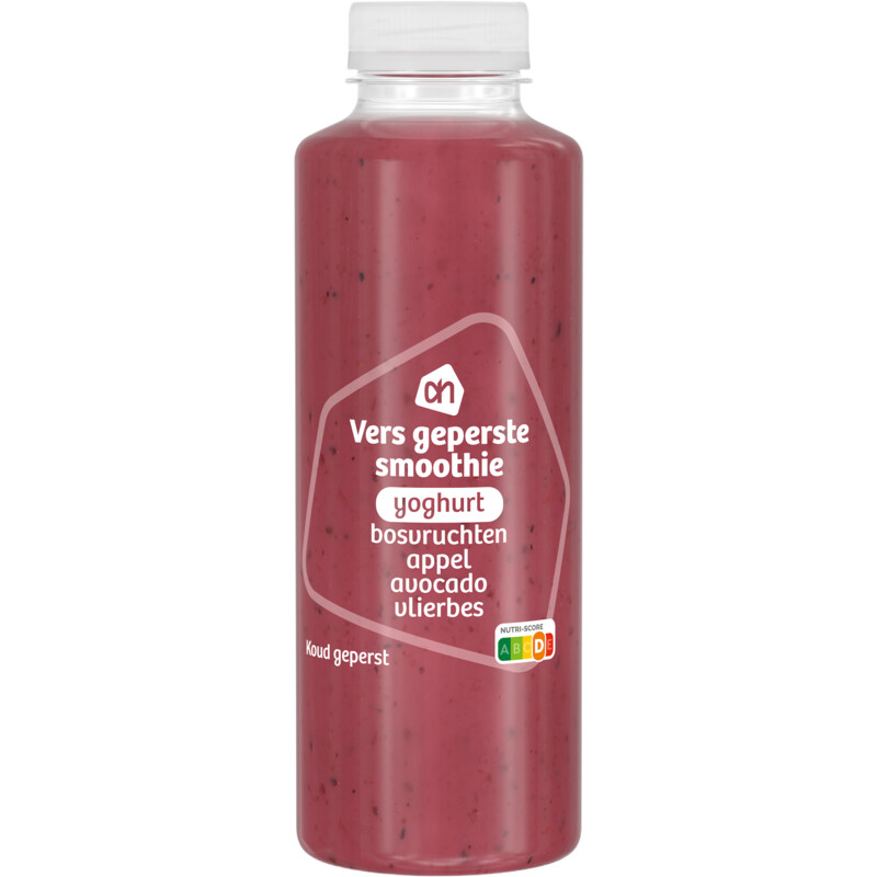 Een afbeelding van AH Vers geperste smoothie bosvruchten appel