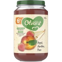 Een afbeelding van Olvarit Appel aardbei peer 6m+