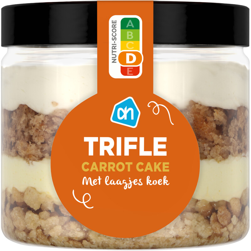 Een afbeelding van AH Trifle carrot cake