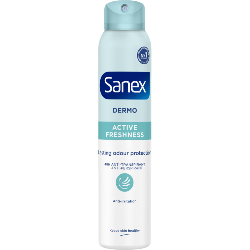 Een afbeelding van Sanex Derma care active fresh deodorant spray