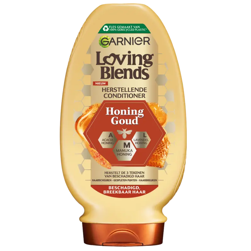 Garnier Loving Blends - Conditioner - Honing Goud - Beschadigd of Breekbaar Haar