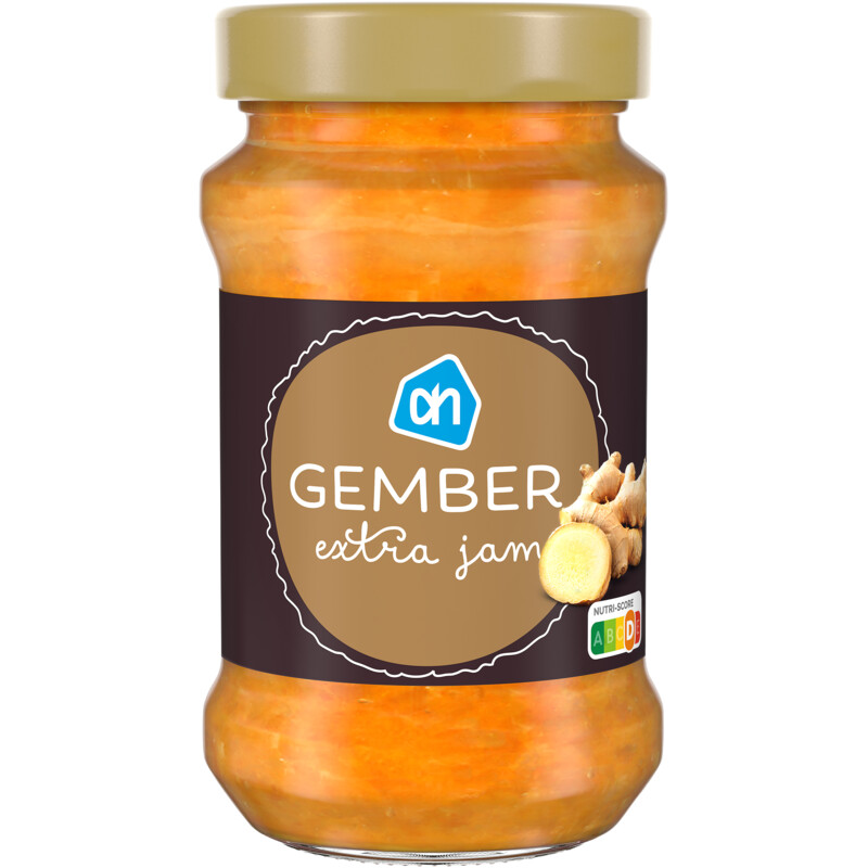 Een afbeelding van AH Extra jam gember