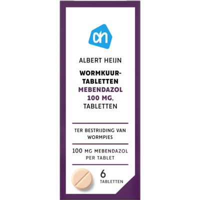 pdp-image-AH Wormkuurtabletten mebendazol 100mg
