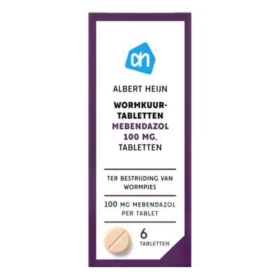pdp-image-AH Wormkuurtabletten mebendazol 100mg