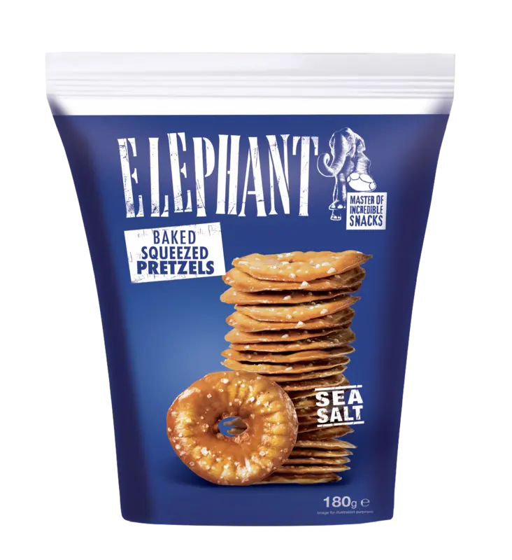 Baked Squeezed Pretzels Sea Salt