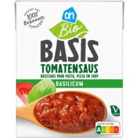 Een afbeelding van AH Biologisch Basis tomatensaus basilicum