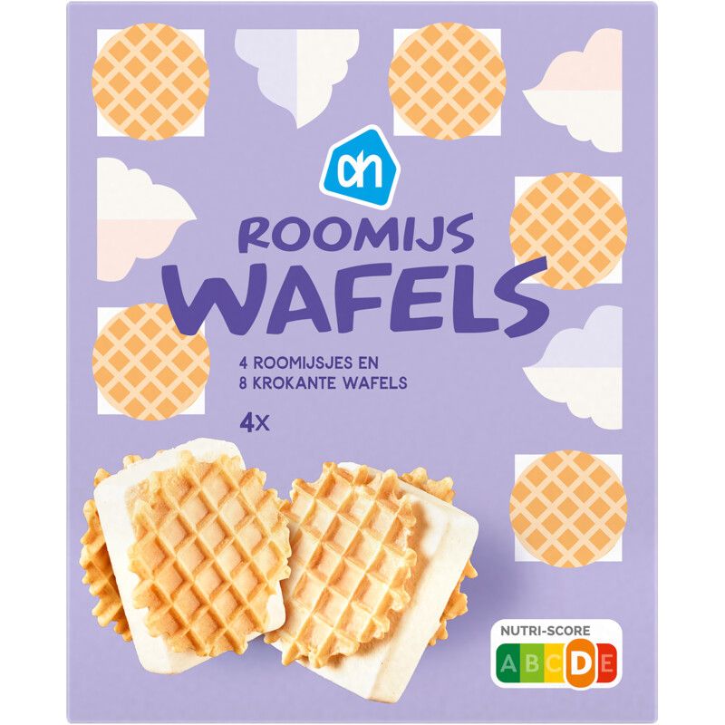 Een afbeelding van AH Roomijswafels