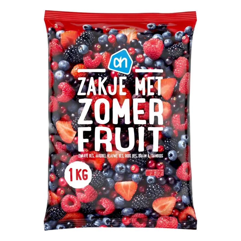 Zakje met zomerfruit