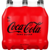 Een afbeelding van Coca-Cola Zero sugar 6-pack bel
