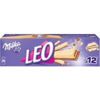 Een afbeelding van Milka Leo witte chocolade bel