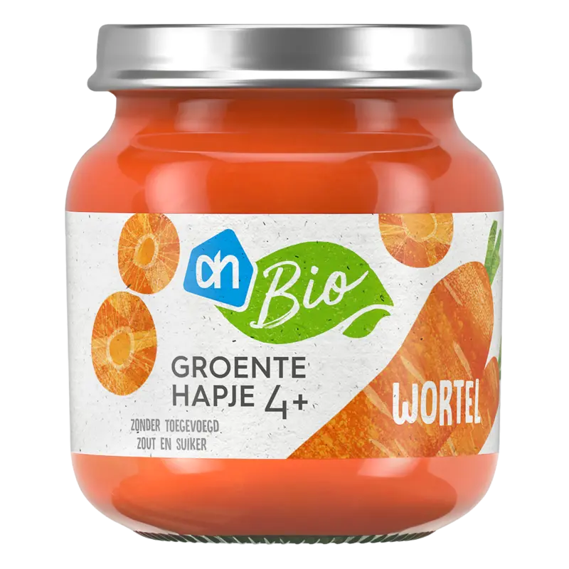 Groentehapje wortel 4+
