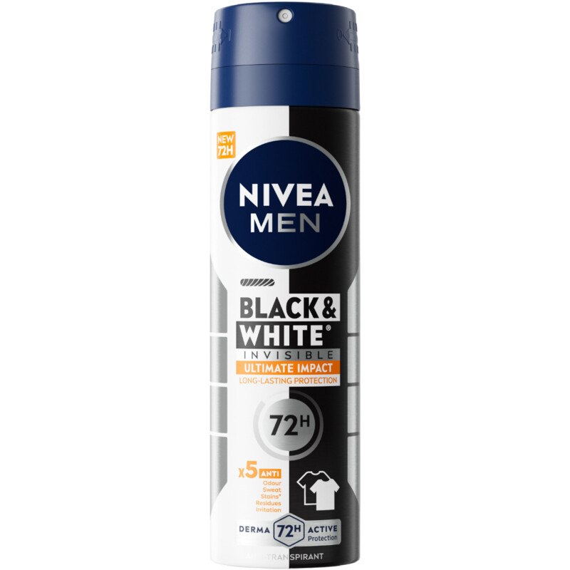 Een afbeelding van NIVEA Men black & white ultimate impact deo