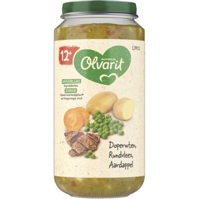 pdp-image-Olvarit 12+ mnd doperwten rundvlees aardappel