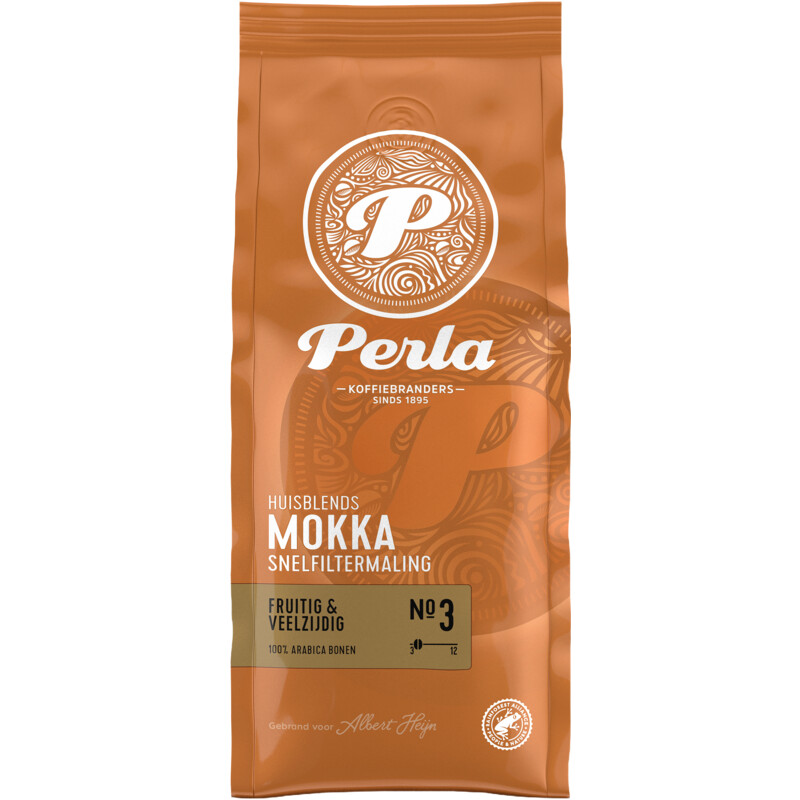 Een afbeelding van Perla Huisblends Mokka snelfiltermaling