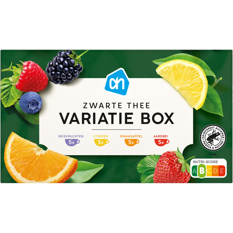 Een afbeelding van AH Zwarte thee variatie box