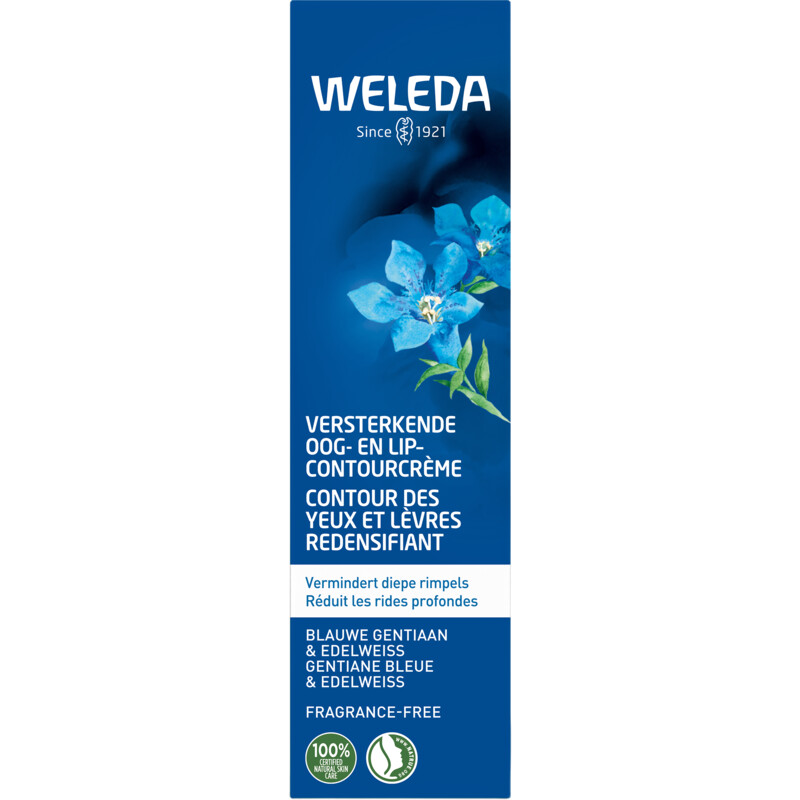 Een afbeelding van Weleda Blauwe gentiaan oog-en lipcountourcreme