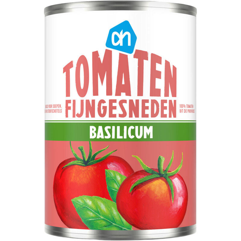 Een afbeelding van AH Tomaten fijngesneden basilicum