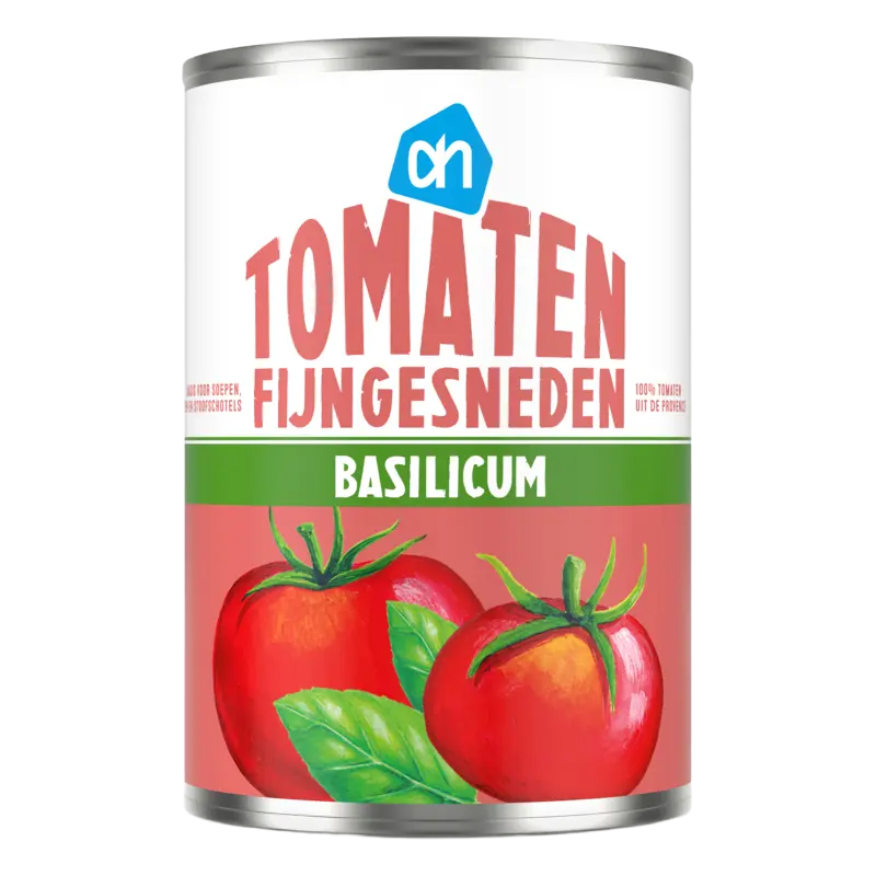 AH Tomaten fijngesneden basilicum