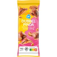 Een afbeelding van AH Reep melkchocolade dubbel pinda