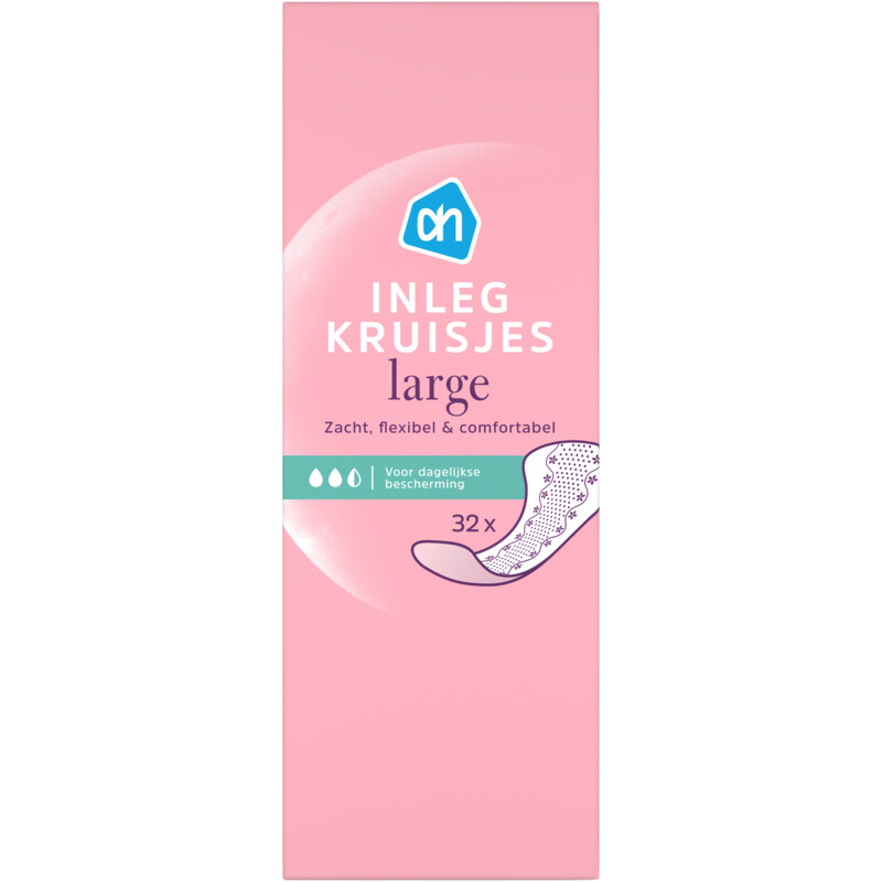 Een afbeelding van AH Inlegkruisjes large zacht & comfortabel