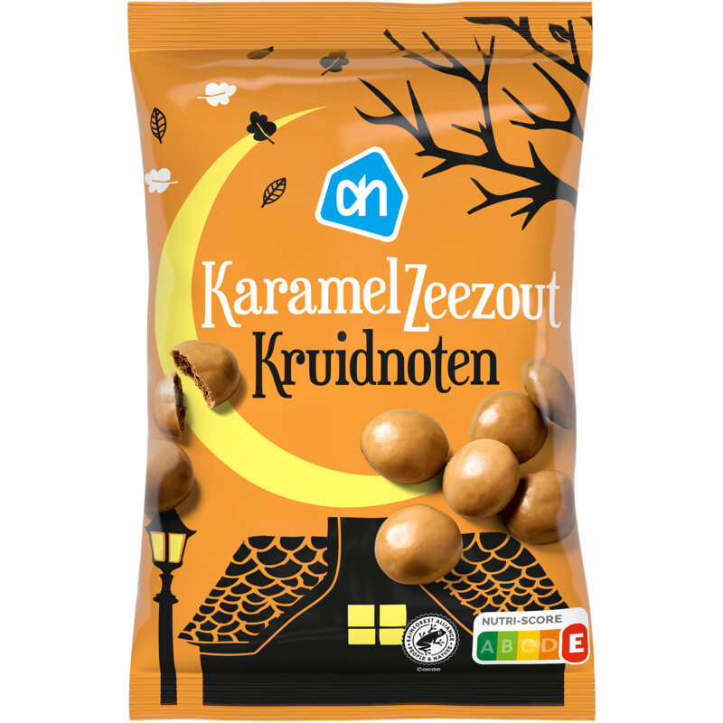 Een afbeelding van AH Karamel zeezout kruidnoten