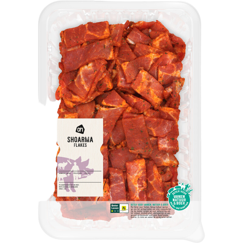 Een afbeelding van AH Shoarma flakes