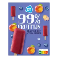 AH 99% fruitijs blauwe bes appel & gember