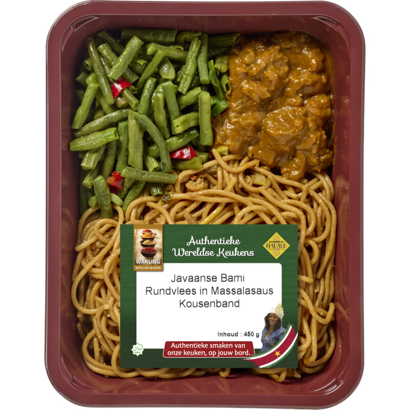 Een afbeelding van Warung Javaanse bami rundvlees massala