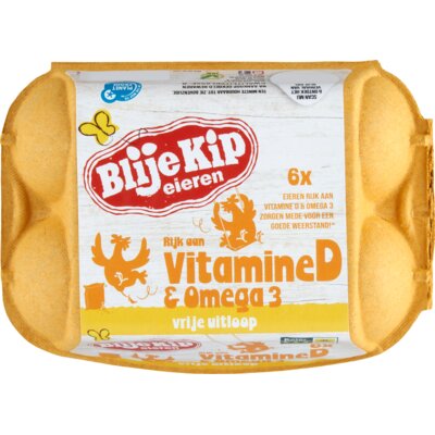 pdp-image-Blije Kip eieren Rijk aan vitamine D & omega 3