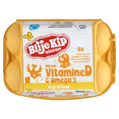 pdp-image-Blije Kip eieren Rijk aan vitamine D & omega 3
