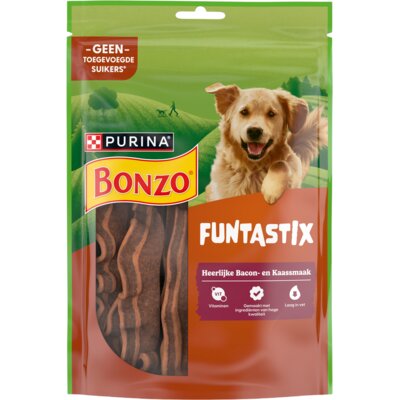 pdp-image-Bonzo Funtastix bacon-kaassmaak hondensnack