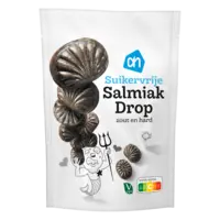 AH Salmiakdrop zout & hard suikervrij