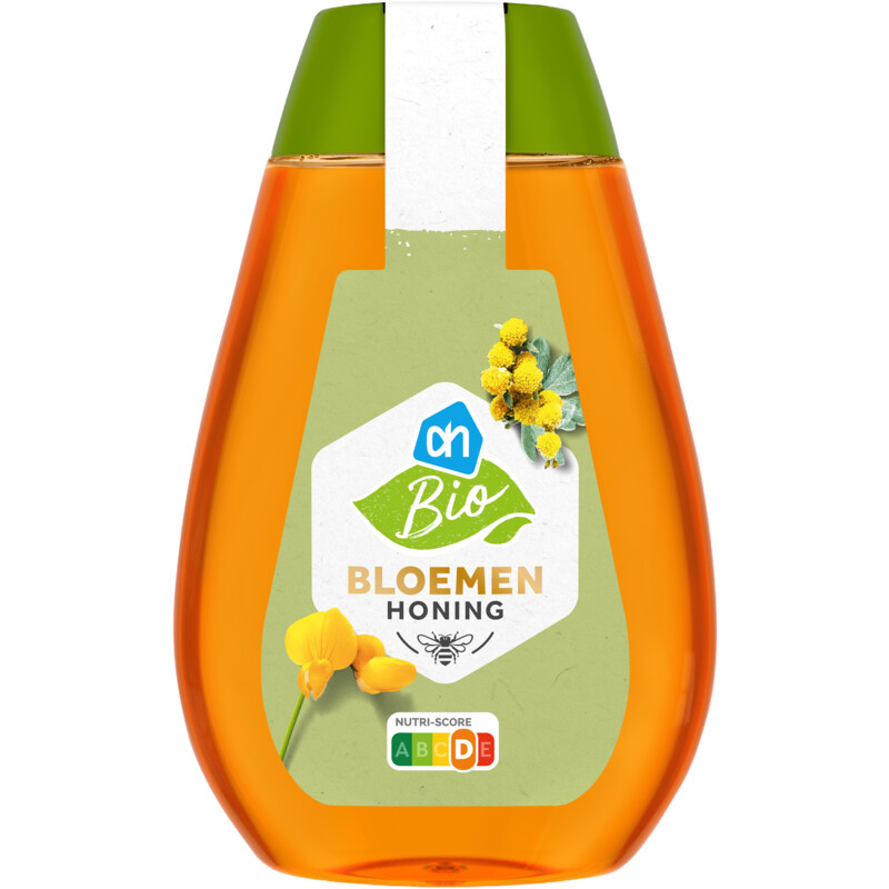 Een afbeelding van AH Biologisch Bloemenhoning vloeibaar