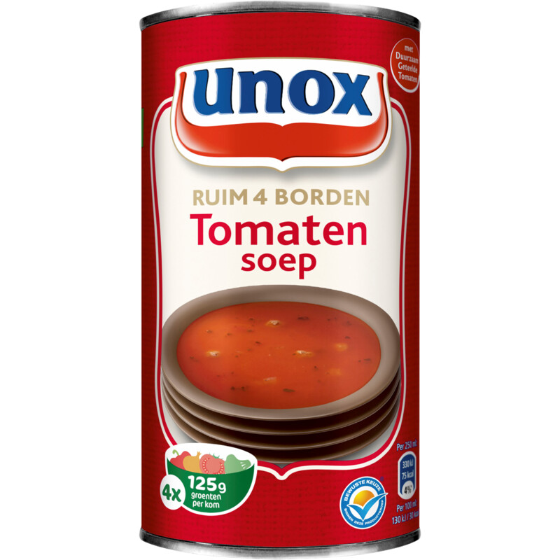 Een afbeelding van Unox Tomatensoep ruim 4 borden