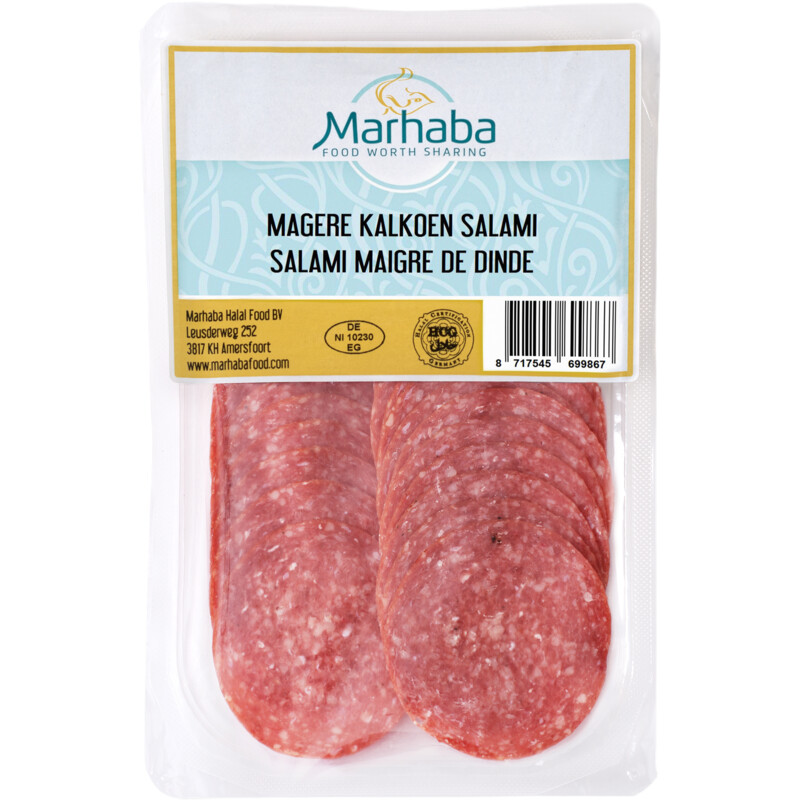 Een afbeelding van Marhaba Magere kalkoen salami