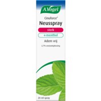 Een afbeelding van A.Vogel Cinuforce neusspray sterk + menthol