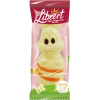Een afbeelding van Libeert Haasjes witte & melkchocolade color bel