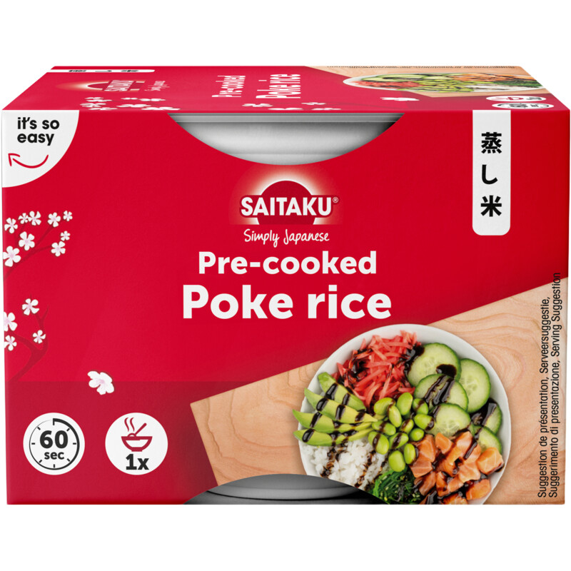 Een afbeelding van Saitaku Pre-cooked poke rice
